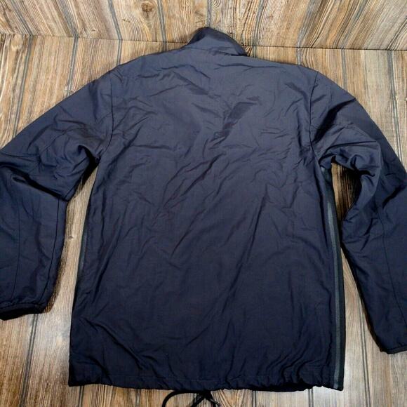 Adidas Men Portland Timbers Lined Jacket Windbreaker Soccer Track Snap Gray Sz S - Picture 4 of 12